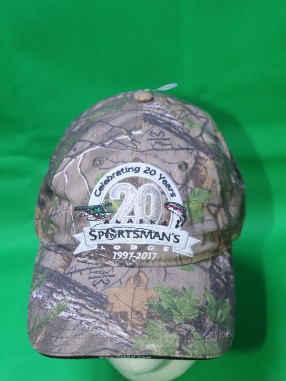 Sportsman lodge Alaska Kvichak River Cap Hat Hunting Fishing Sheep Salmon Bear